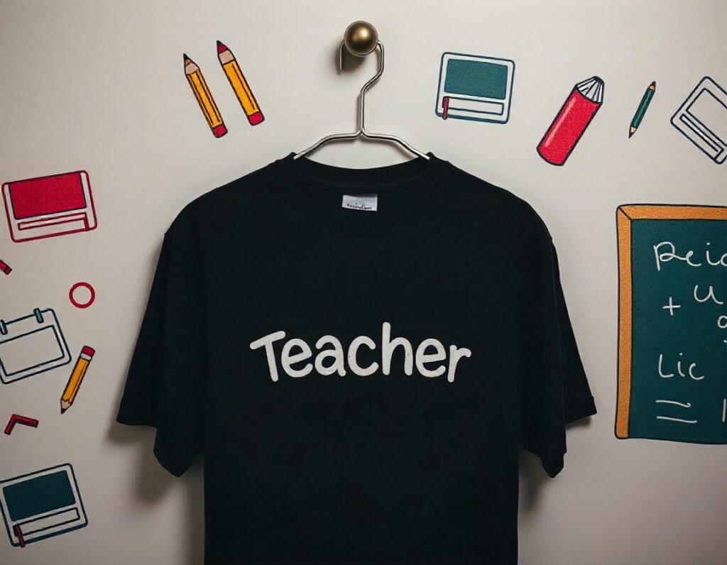 Affordable Custom Shirts with Teacher Transfers